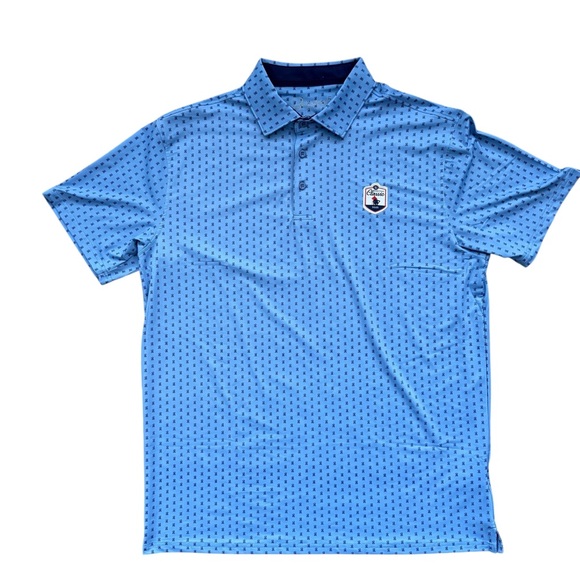 Barstool Golf - Barstool Classic 2025 - Golf Polo Shirt - Blue - Men’s Large - Picture 2 of 8